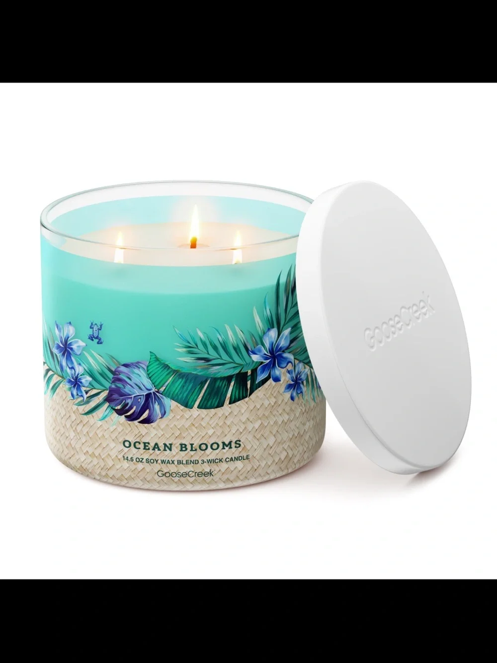 🩵 GC Ocean Blooms 3-Wick Candle NEW